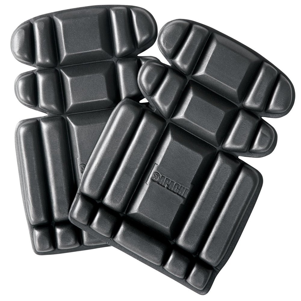 Apache Men's Polyethylene Kne Pad Grey, One Size