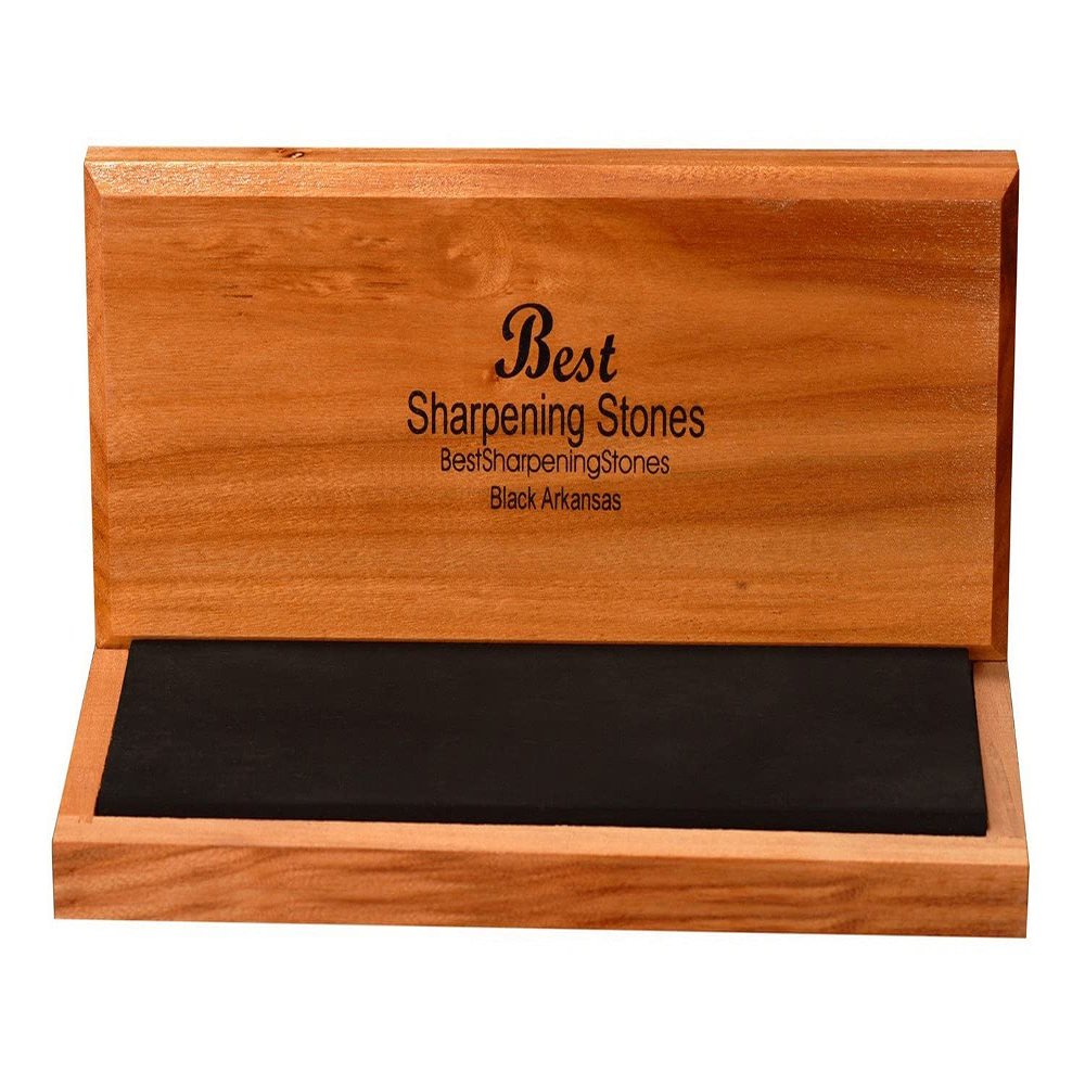 Arkansas Knife Sharpening Stone - Black Surgical 6 x 2 inch