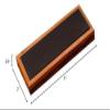 Arkansas Knife Sharpening Stone - Black Surgical 6 x 2 inch view 3