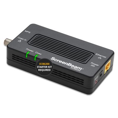 ScreenBeam Bonded MoCA 2.0 Network Adapter for High Speed Internet, Ethernet Over Coax - Single Add-On Adapter for Existing MoCA Network