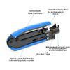 Coax Compression Crimping Tool Cable Connectors F BNC RCA Crimper RG59 RG6 RG11 view 4