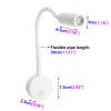 BRILLRAYDO 3W LED Button Light Flexible Pipe Picture Spot Lamp Fixture Pure White view 2