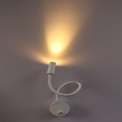 BRILLRAYDO 3W LED Button Light Flexible Pipe Picture Spot Lamp Fixture Warm White