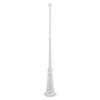 Livex Lighting 7709-03 Outdoor Cast Aluminum Post, White 74" x 9.5" view 1