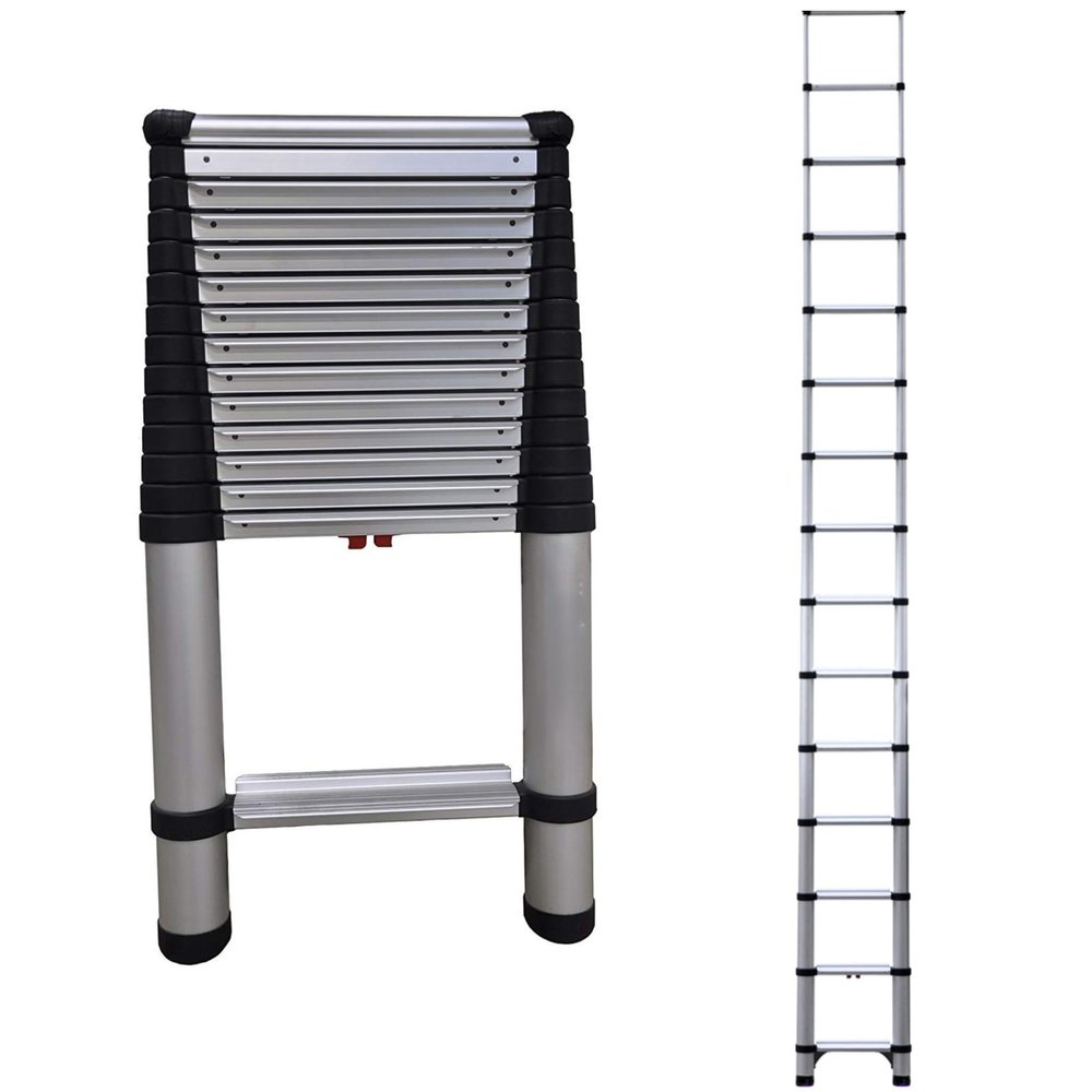 Telesteps 1800EP Pro Series Wide Step Telescoping Extension Ladder 14.5 ft Height, 18 ft Reach | Type 1A 300 lb Rated