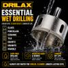 Drilax 2-7/8 Inch Diamond Hole Saw with 1-1/8 Inch Depth for Glass view 3