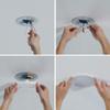 HALO SMD4R6930WH SMD 3000K Integrated LED Surface Mount/Recessed Round Downlight Trim, 4", White view 4