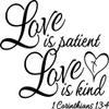 Love Is Patient 1 Corinthians 13:4 view 1