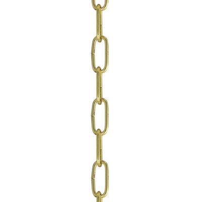 Livex Lighting 5607-02 Accessories Light Standard Decorative Chain, Polished Brass Medium