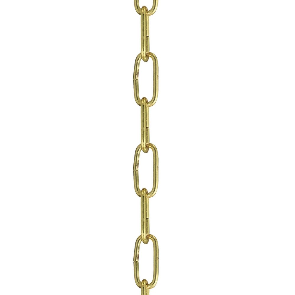 Livex Lighting 5607-02 Accessories Light Standard Decorative Chain, Polished Brass Medium