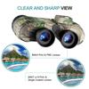 QUNSE 10X50 Marine Binoculars for Adults, Waterproof Binoculars with Rangefinder Compass,BAK4 Prism Navigation Birdwatching Hunting (Camouflage) view 4