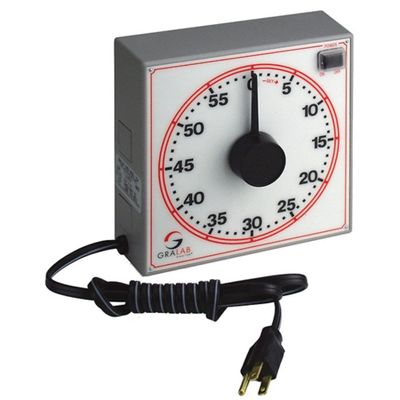 Dimco-Gray 254 Large Dial Timer, 60 Minute; 115 VAC