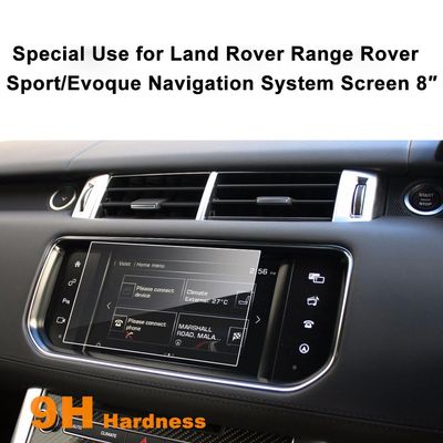 LFOTPP Car Navigation Screen Protector for Land Rover Range Rover Sport/Evoque 2013-2016 8-Inch, Tempered Glass 9H Hardness Car Infotainment Stereo Display Center Touchscreen Protective Film