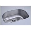 Sterling 11722-NA Cinch 26-7/16-inch by 16-13/16-inch Under-mount Single D-Bowl Kitchen Sink, Stainless Steel view 2
