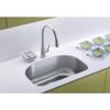 Sterling 11722-NA Cinch 26-7/16-inch by 16-13/16-inch Under-mount Single D-Bowl Kitchen Sink, Stainless Steel view 4