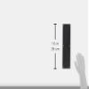 Baldwin 2123 3-1/2 Inch x 15 Inch Solid Brass Square Edge Push Plate, Oil Rubbed Bronze view 3
