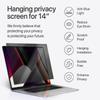 13.3" New MacBook Pro Privacy Screen Protector with FREE GIFT ultra-thin TPU Keyboard Cover. Easy Removal Anti Spy Filter Made of Premium Korean Materials for late 2016 models with Touch Bar by Homy view 3