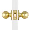 Design House 782920 Ball Privacy Bed and Bath Door Knob Polished Brass view 3