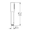 Grohe 27400000 Euphoria Cosmopolitan Stick Hand Shower - 1 Spray, Starlight Chrome view 2