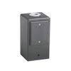 Arlington Industries GPD9B Gard-N-Post Outdoor Deck-Mount Light Post for Outlets/Lamps, 9-Inch, Black view 1