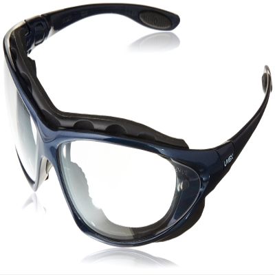 Uvex Honeywell Home Uvex Seismic Metallic Blue Safety Glasses With Clear Anti-Fog Lens (S0620X)