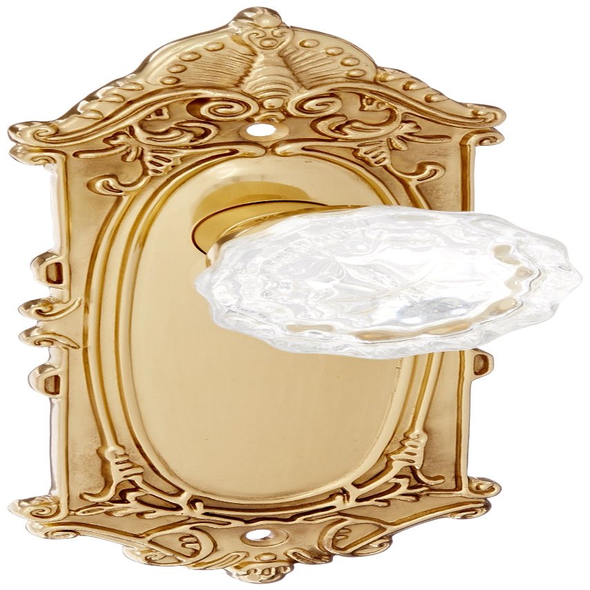 Nostalgic Warehouse Victorian Plate & Interior Crystal Door Knob