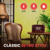 Pyle Retro Wireless Bluetooth Radio Speaker - Classic Vintage Style Audio Sound Receiver System w/Built-in Stereo Speakers, USB, SD Card Slot, AUX, RCA, MP3, AM/FM Tuner - Pyle PUNP34BT view 3