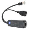 DSLRKIT Active PoE Splitter 48V to 5V 2.4A USB Type A Female 802.3af Power Over Ethernet view 2