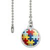 GRAPHICS & MORE Autism Awareness Diversity Puzzle Pieces Ceiling Fan and Light Pull Chain view 2