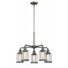 DESIGNERS FOUNTAIN Anson 5 Light Industrial Chandelier, Satin Copper Bronze, 91385-SCB view 1