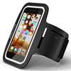 Sports Armband for Apple iPhone 6/6S, Black Neoprene, Water, and Sweat Resistant, Adjustable Sports Armband for Running and Fitness Activities, Hands Free, Key Compartment, Easy Touch screen Access view 1