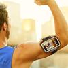 Sports Armband for Apple iPhone 6/6S, Black Neoprene, Water, and Sweat Resistant, Adjustable Sports Armband for Running and Fitness Activities, Hands Free, Key Compartment, Easy Touch screen Access view 2