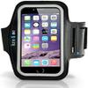Sports Armband for Apple iPhone 6/6S, Black Neoprene, Water, and Sweat Resistant, Adjustable Sports Armband for Running and Fitness Activities, Hands Free, Key Compartment, Easy Touch screen Access view 3