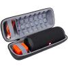 co2CREA Hard Travel Case for JBL Flip 6, 5, 4, 3 Waterproof Portable Speaker (Black Case + Inside Grey) view 4