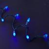 NOMA/INMLITEN-IMPORT 47716-88A 70 Count, Blue, C3, LED Light Set, Green Wire w/ 3" Light spacing view 2