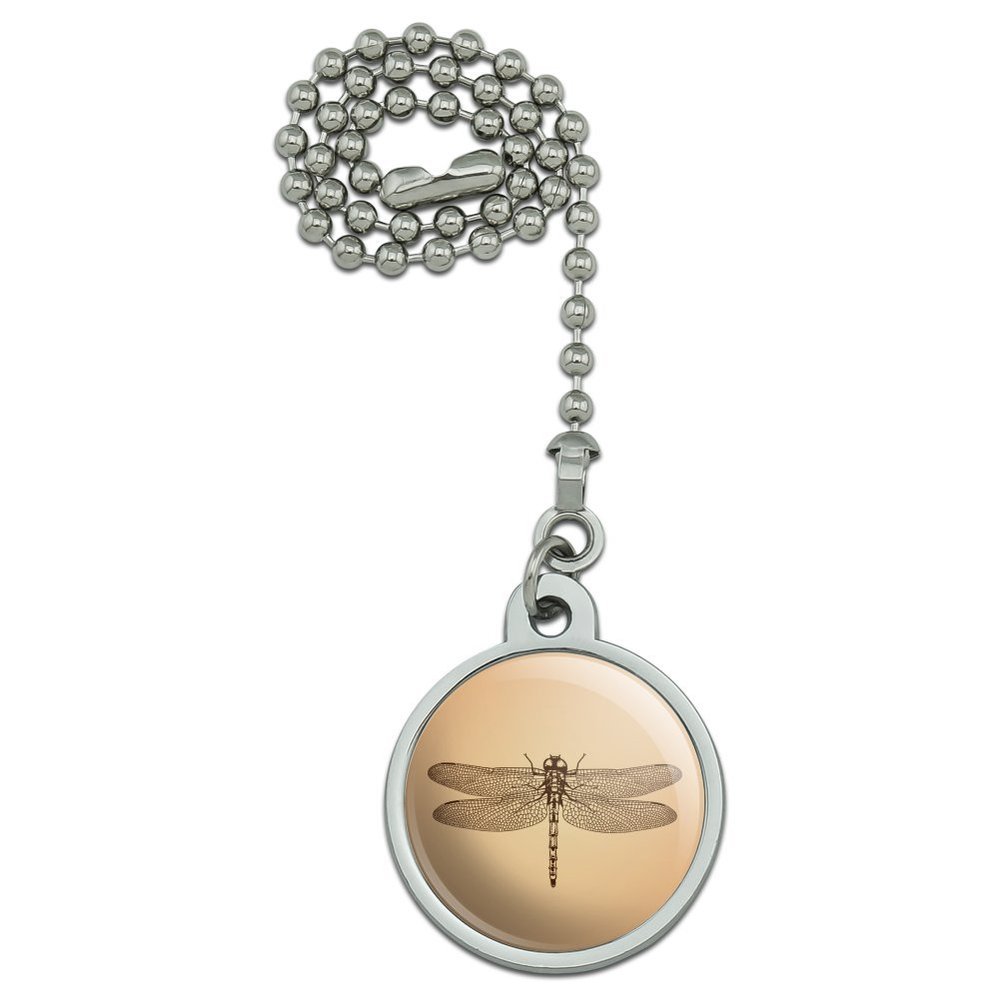 GRAPHICS & MORE Dragonfly Vintage Insect Ceiling Fan and Light Pull Chain