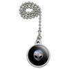 GRAPHICS & MORE Alien Head in Space Ceiling Fan and Light Pull Chain view 1