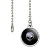 GRAPHICS & MORE Alien Head in Space Ceiling Fan and Light Pull Chain view 2