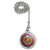 GRAPHICS & MORE Flying Spaghetti Monster Stained Glass Ceiling Fan and Light Pull Chain view 1