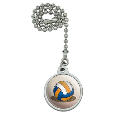 GRAPHICS & MORE Beach Volleyball Cartoon Ceiling Fan and Light Pull Chain