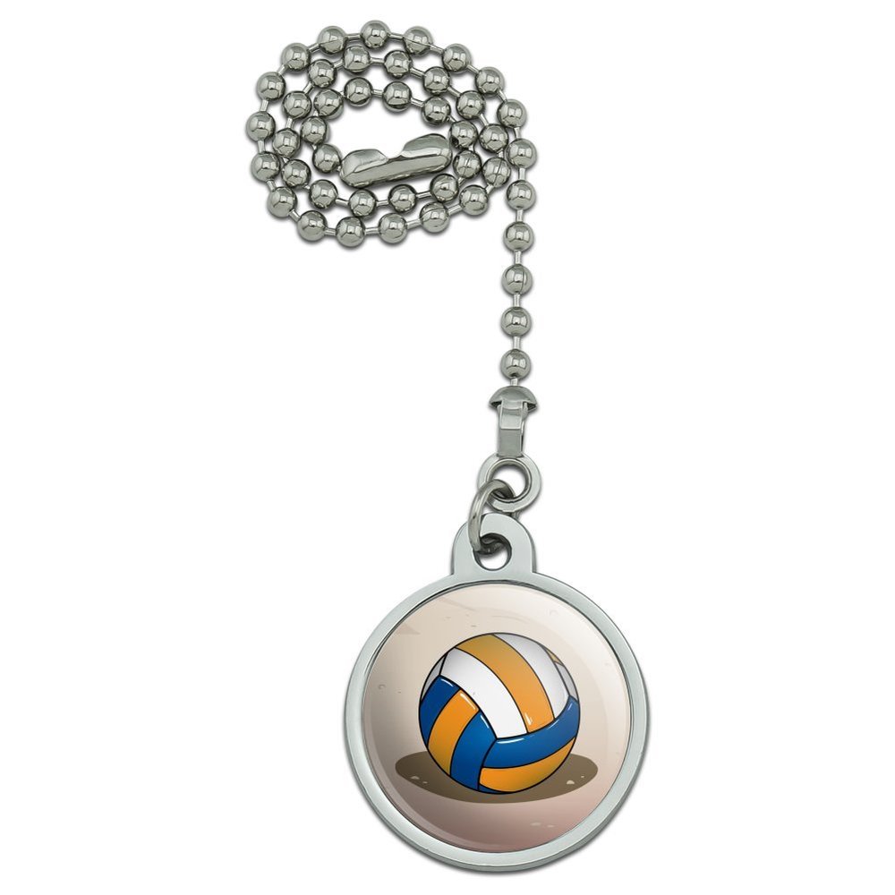 GRAPHICS & MORE Beach Volleyball Cartoon Ceiling Fan and Light Pull Chain
