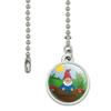 GRAPHICS & MORE Garden Gnome with Toadstools Ceiling Fan and Light Pull Chain view 2
