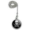 GRAPHICS & MORE Pirate Skull Crossed Swords Tattoo Design Ceiling Fan and Light Pull Chain view 1