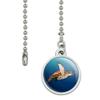 GRAPHICS & MORE Sea Turtle Swimming in Ocean Ceiling Fan and Light Pull Chain view 2