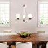 Hampton Bay 5-Light Brushed Nickel Chandelier view 2