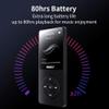 RUIZU 64GB MP3 Player with Bluetooth 5.3, Portable Music Player for Kids Sports Running, FM Radio, Voice Recorder, Equalizer, 80H Digital Audio Video Shuffle Resume Playback, Up to 128GB Micro SD Card view 3