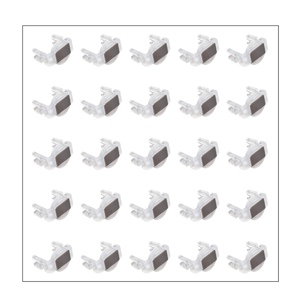 HLO Lighting Magnet Clip for C9 Holiday Lighting Sockets, can be Used for Patio Lighting, Pack of 25