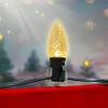 HLO Lighting Magnet Clip for C9 Holiday Lighting Sockets, can be Used for Patio Lighting, Pack of 25 view 2