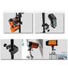 Fotga Universal Heavy Duty Aluminum C-Clamp Clamps Desktop Mount Holder Stand with 1/4" 3/8" Thread Holes Screw Adapter for LCD Monitor Flash Speedlites Desks Carts Benches Worktables view 2
