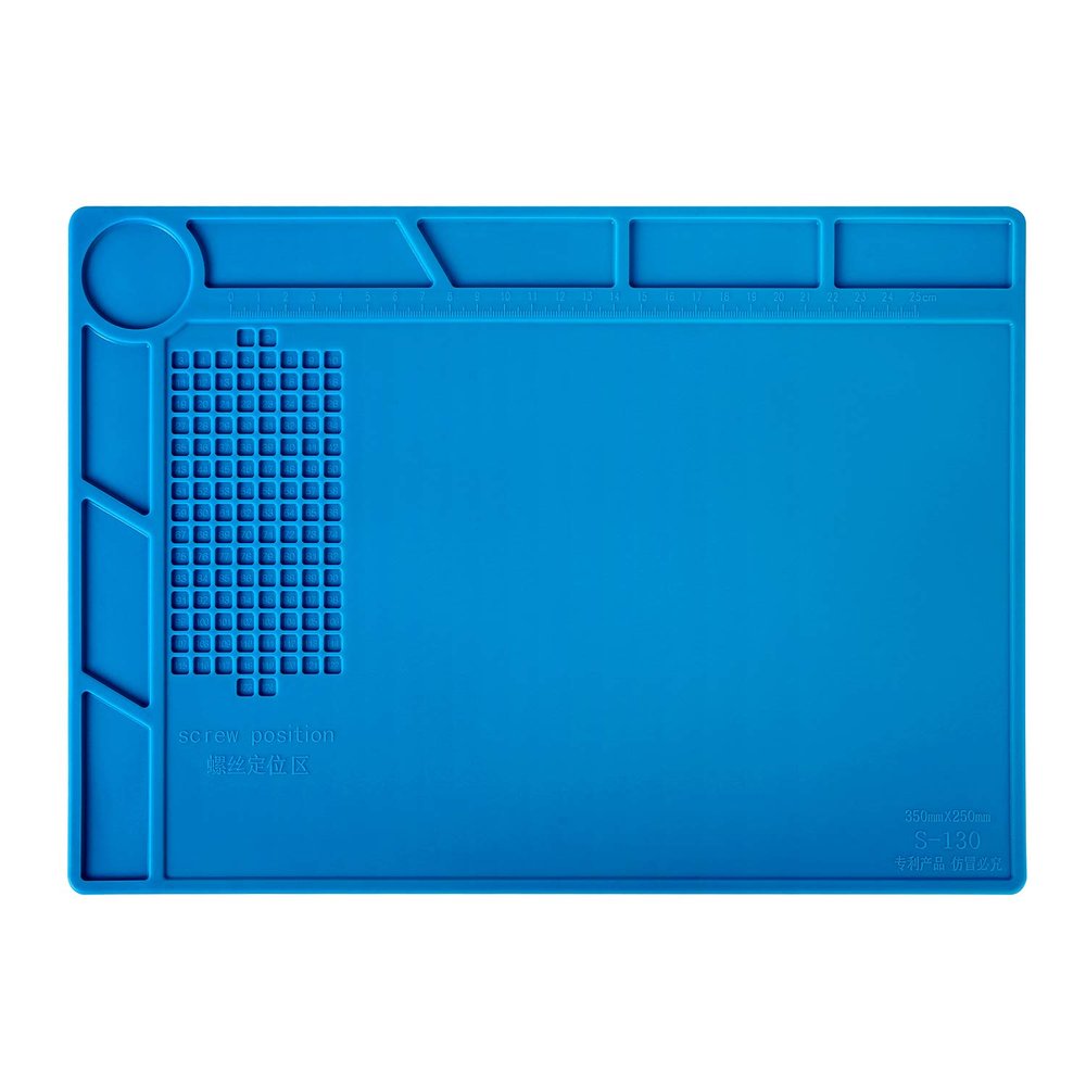 Kaisi S130 Insulation Silicone Soldering Mat Repair Mat, Silicone Work Mats